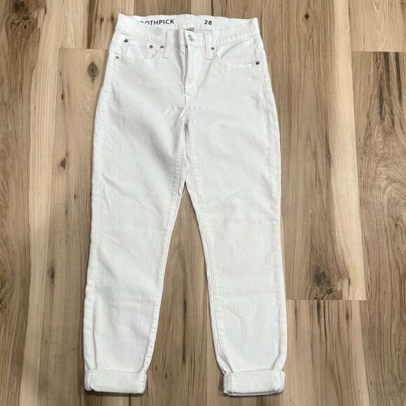 J. Crew Toothpick Skinny White Jeans Women’s 28 - Picture 6 of 7